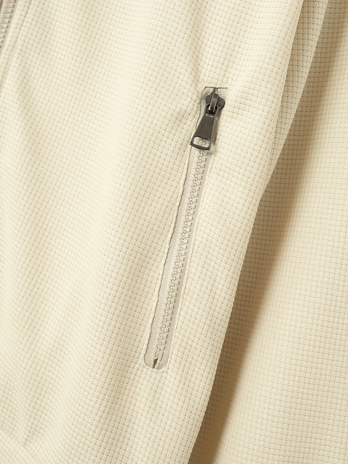 waffle pattern retro vintage jacket mens casual zip up jacket coat college hipster windbreaker for spring fall details 16